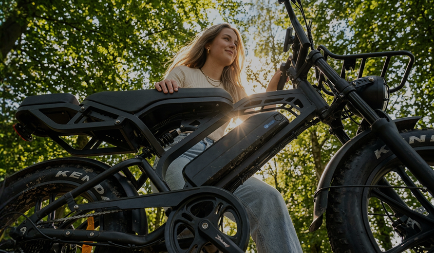 Fatbikes vanaf €749. Morgen in huis.